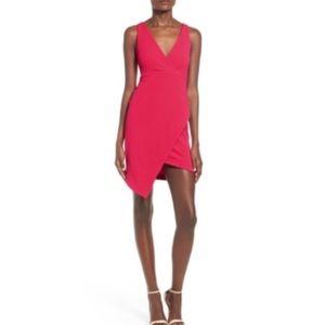 Leith asymmetrical coral dress | size XS